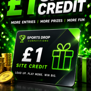 £1 site credit - 10 wins available