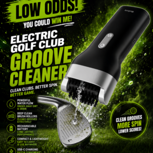 Golf club electric groove cleaner