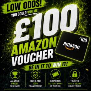 £100 Amazon voucher + instant wins