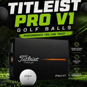 Titleist Pro V1 Golf Ball, Pack of 12